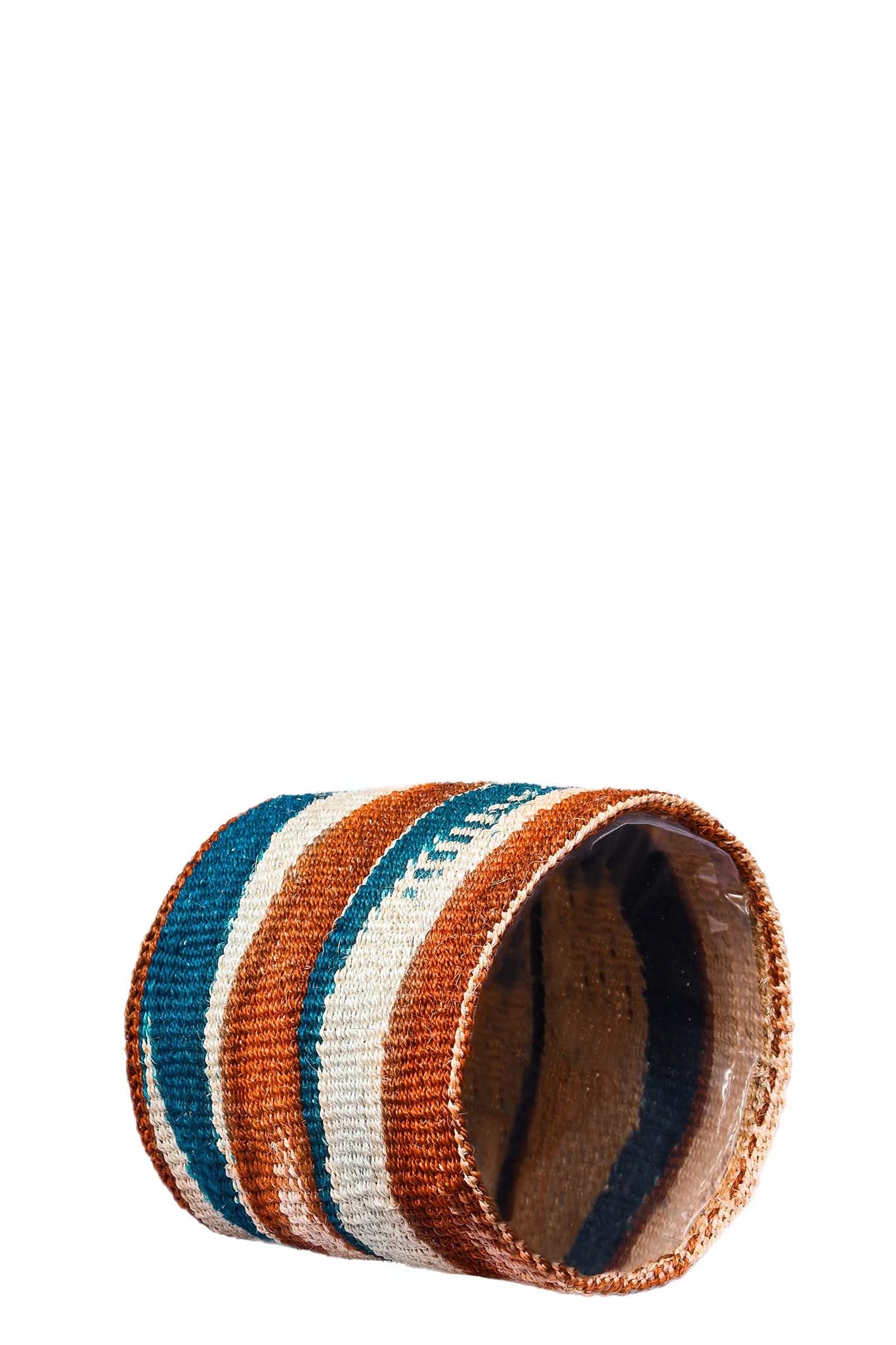 Dual-Tone Sisal Planter Basket
