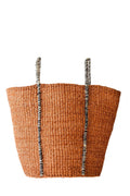 Rust and Monochrome Floor Storage Basket Afrogaze