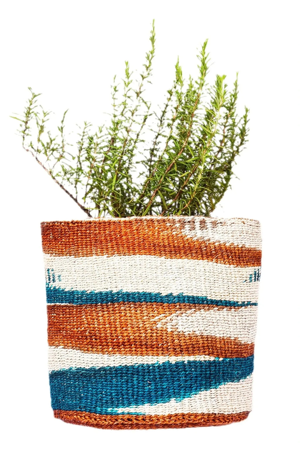 Dual -Tone Basket Planter - Afrogaze
