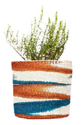 Dual -Tone Basket Planter - Afrogaze