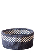 Navy and Natural Entryway Catchall Basket - Afrogaze